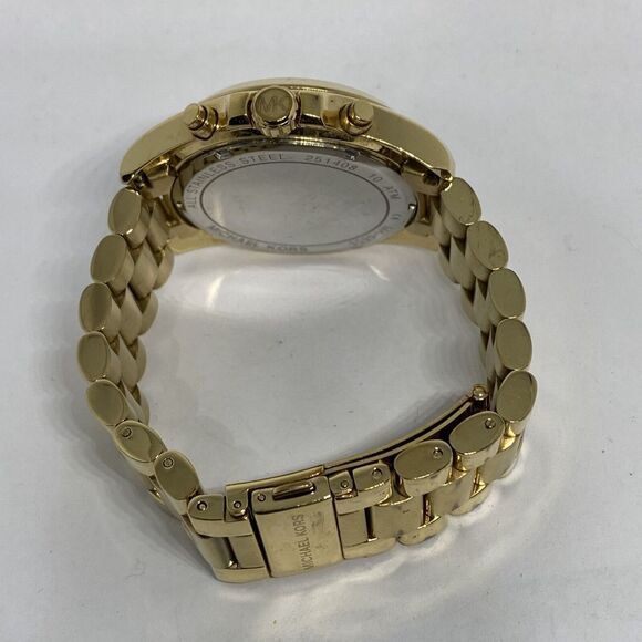 Michael Kors Bradshaw MK5605 Women Gold Stainless Steel Analog Dial Watch UC638 - Picture 11 of 12